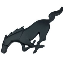 앤티스 차량용 머스탱 테일 스티커, 블랙, 1개