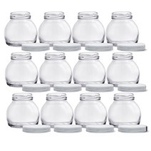 MIRKOREA PP캡 W 잼병 타원 250 IS250, 240ml, 12개