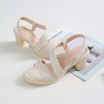 벨레페 여성용 클로샤 스트랩샌들 6.8cm