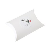 반달상자 + 첫돌스티커 한글2 세트, 화이트, 100세트