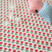 튜율립 라미네이트 방수코팅 패브릭원단 LM-0005, 혼합색상