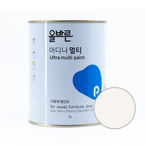 페인트인포 올바른 어디나 멀티 페인트 1L, 화이트