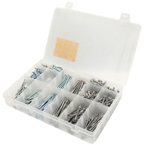 이노공구 목재 철판 체결용 날개 직결나사 백색 4종 x 30p + 4종 x 20p + 매그니코팅 3종 x 30p + 5종 x 20p 세트 1034, 1세트