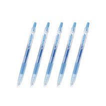 파이롯트 쥬스 젤잉크펜 0.38mm, 라이트블루, 5개