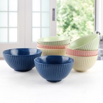 헨느 부라노 공기 4종 + 대접 4종세트, 혼합색상, 공기 4p + 대접 4p
