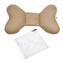 허니파스텔 유아용 나비베개 + 보관용 파우치, 15 브라운