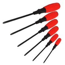 OON 고무자루 십자 드라이버 6종 세트, 1세트