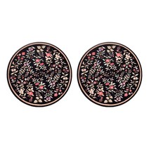 앤티스 베다수르야 오리엔탈 코스타 컵받침 2p, 블랙