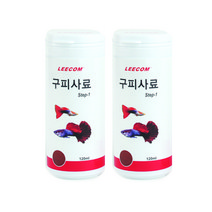 리컴 구피 사료, 120ml, 2개