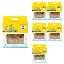유니아트 4000 유니블럭 40g x 6p, 황토