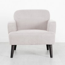 에보니아 115 방수패브릭 1인용 소파, 라이트그레이