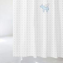 수풀 북유럽스타일 샤워커튼 sc223 L 1800 x 1880 mm + 스테인리스 고리, 1세트