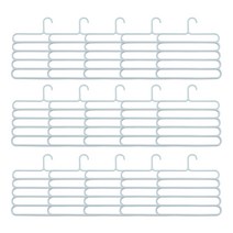 블럭마트 다층 바지 옷걸이, 블루, 15개