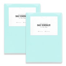 투영디자인 포켓 스케줄러 만년다이어리 2p, 민트