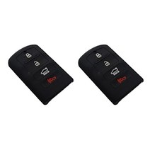 뽀마 실리콘 스마트키 케이스 B02 4버튼 2p, 블랙