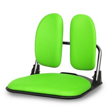 접이식 좌식 무빙 듀얼백 메쉬 의자 DB-3500, 그린