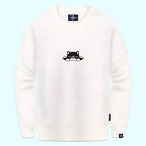 진마니아 맨홀고양이 루즈핏 빅사이즈 맨투맨 TL-077