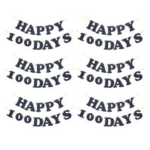 블럭마트 돌잔치용품 100일 가랜드 6p, TYPE1