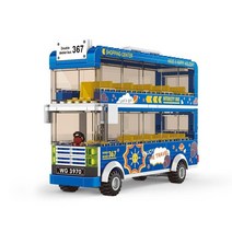 파랑2층시티버스 블록 3970wg, 혼합색상