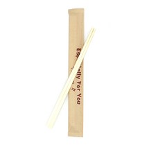 더팩컴퍼니 크라프트 스페셜 인쇄 일회용 젓가락 21cm, 1개입, 250개