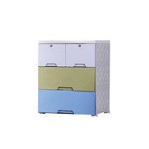 9501 플라스틱 3단 서랍장 바퀴 열쇠, 마카롱, 1개