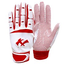 나인 헥사곤 배팅장갑 71RD 양손착용, 레드화이트