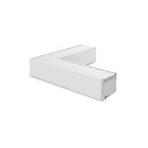 시그마램프 LED 라인시스템 ㄱ자 조명 13W, 화이트(바디) + 전구색(램프)
