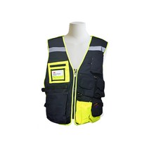 다용도 천 공구 안전조끼 남색, 1개