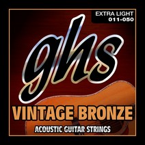 GHS S315/1150 포스포 브론즈 엑스트라 라이트 어쿠스틱 기타 줄, 혼합색상