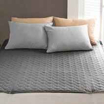 쁘리엘르 디오 순면 누비 방수패드, 진그레이