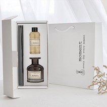 모먼트 인테리어 실내 디퓨저 선물세트 100ml + 쇼핑백, 웜코튼
