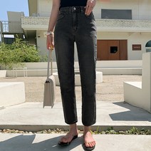 마이시즌진 다크일자핏데님팬츠