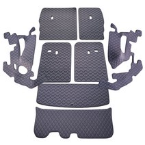 차팡 풀커버 SS 원단 차량용 트렁크매트 블랙 + 벨크로 까끌이 15p + 보들이 15p, 기아, 쏘렌토 MQ4 7인승 2020년형(스피커 유), 기아