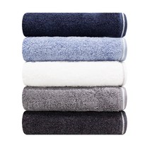 송월타월 고중량 대나무 가정용 무지세면 타월 190g 30수 혼방사, 랜덤발송, 5개
