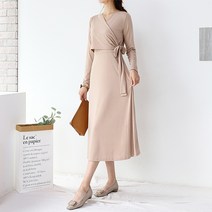 팡팡샵 T 긴 랩타이 임부 원피스