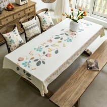 드리샤 식탁보 D105, 타입1, 130 x 180 cm