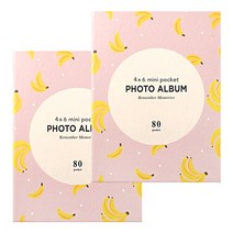 투영디자인 포토앨범 80포켓 2p, 패턴바나나, 40매