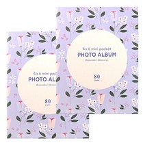 투영디자인 포토앨범 80포켓 2p, 패턴플라워, 40매