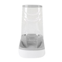 더플로우 대용량 대리석패턴 스마트 댕냥이 밥그릇 급식기 3.8L, 그레이, 1개