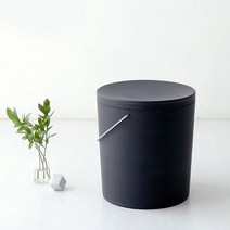 마켓비 북키스트 수납 스툴 2060, 다크그레이