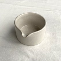 사푼 도자기 주둥이 볼, 흰색, 1개