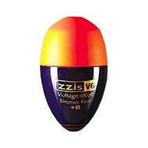 찌스 브이6 전자 낚시찌 2B VB-2BW, BLACK ORANGE, 1개