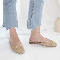 여성용 레커션 라탄 블로퍼 2.4cm