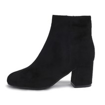 쁘띠제 여성용 베이직 바이니 앵클부츠