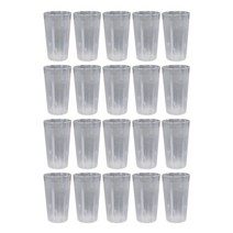 업소용 급식용 물컵 PC120DC 340ml, 투명, 20개