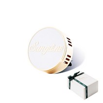 생귄 클립 차량용 방향제 쿨워터 본품 화이트 + 쇼핑백 세트, 1세트