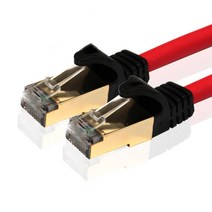 넥시 CAT7 S-STP 랜선 UTP 인터넷 랜케이블, 30m, 레드, 1개