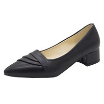 앞코 뾰족 물결라인 포인트 깔끔한 여성구두