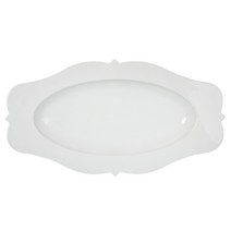 라이헨바흐 Taste 오발접시, 흰색, 1개