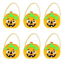 스투피드 할로윈 파티 사탕바구니 만들기 세트, 호박, 6세트